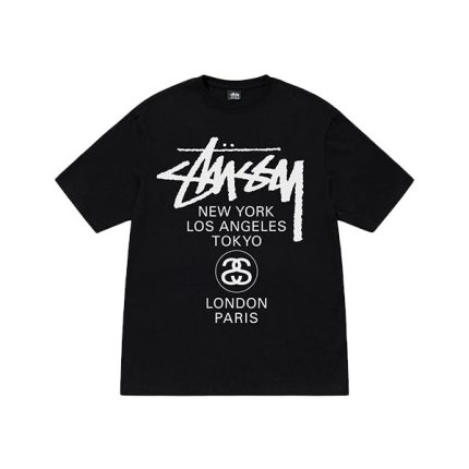 Stussy World Tour Tee Black