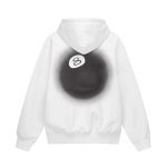 stussy 8 ball hoodie white