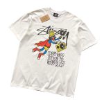 stussy graphic tee off white