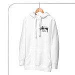 stussy hawaii hoodie white