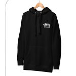 stussy honolulu hoodie black