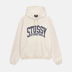 stussy international hoodie Ivory