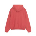 stussy international hoodie washed red