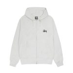 white stussy hoodie