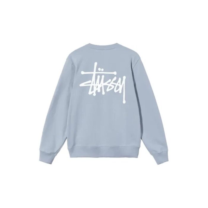 Stussy Basic Crew gray blue