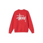 Stussy Basic Crew red