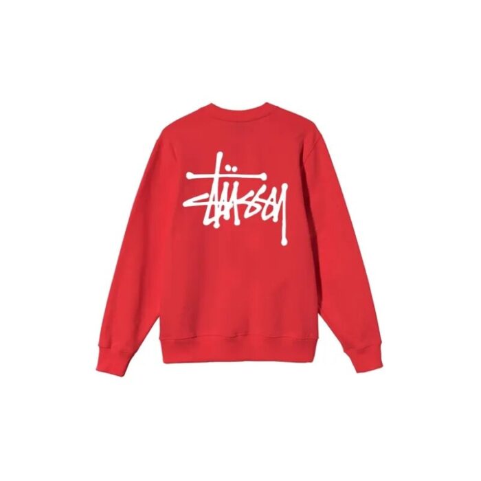 Stussy Basic Crew red