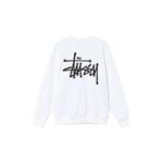 Stussy Basic Crew white