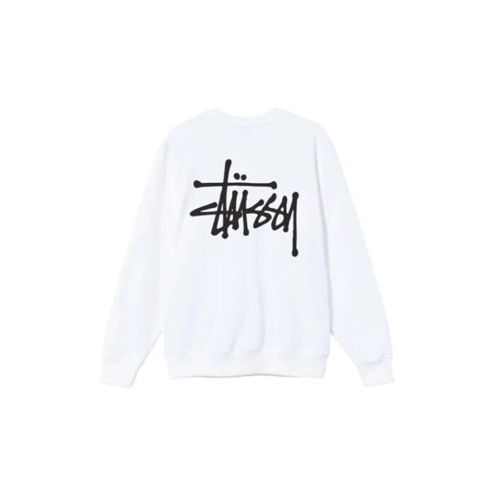 Stussy Basic Crew white