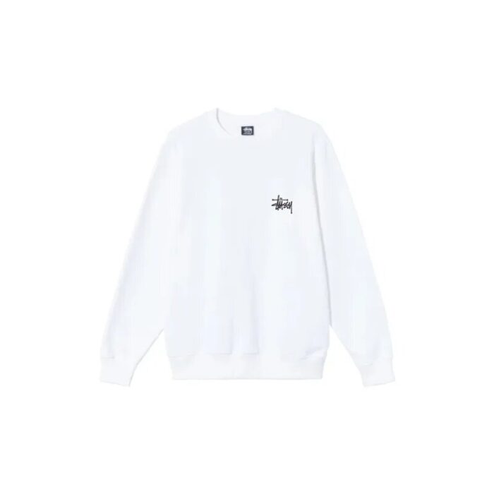 Stussy Basic Crew white