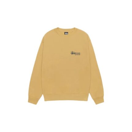 Stussy Superior Quality Crew yellow