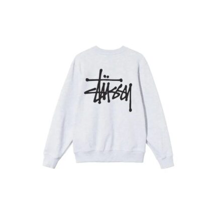 stussy grey sweatshirt